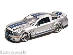 2007 Shelby GT500 KR JADA Bigtime Muscle 1:24 Scale New In Box SILVER 