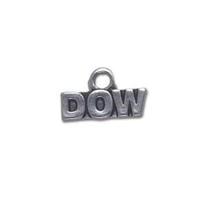 Dow Stock Market Sterling Silver Charm