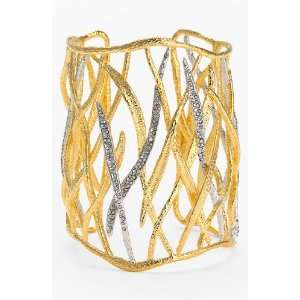  Alexis Bittar Elements Large Woven Leaf Cuff Jewelry