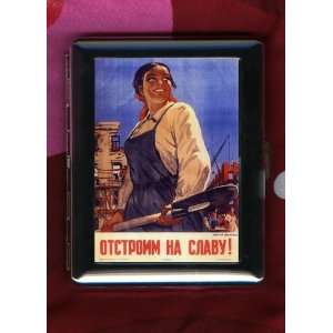   Vintage Russian Military WW2 ID CIGARETTE CASE: Health & Personal Care