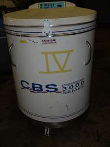 CBS Custom Biogenic Liquid Nitrogen System 3000 Series S3000A 120 