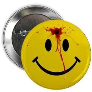   Smiley Face Dark 2.25 Button by CafePress: Arts, Crafts & Sewing