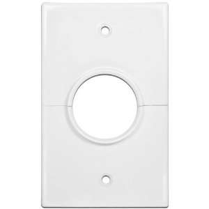    Split Single Gang Wall Plate With 1 3/8 Hole: Home Improvement