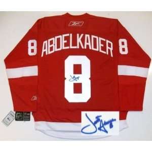Justin Abdelkader Signed Detroit Red Wings 08cup Jersey:  