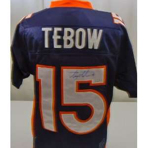   Tebow Denver Broncos Jersey   Autographed NFL Jerseys: Sports