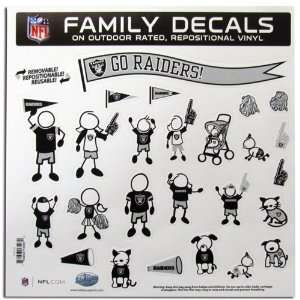  Oakland Raiders Nfl Family Car Decal Set (Large) Sports 