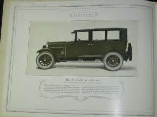 1925 BUICK Standard & Master Prestige Sales Brochure  
