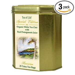   Tea Bag 2.1 Ounce Tins (Pack of 3):  Grocery & Gourmet Food