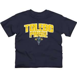   Toledo Rockets Youth State Pride T Shirt   Navy Blue Sports