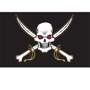  Pirate  Deaths Head  Flag 3ft x 5ft superknit polyester 