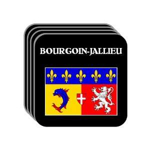  Rhone Alpes   BOURGOIN JALLIEU Set of 4 Mini Mousepad 