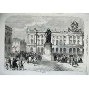  War 1870 Place Stanislas Nancy Statue Building Horses 