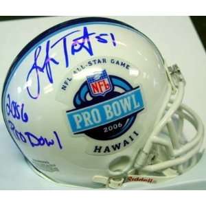  Lofa Tatupu Autographed/Hand Signed Pro Bowl Mini Helmet 