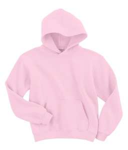 Gildan Heavy Blend Hoodie Hooded Sweatshirt Pink Youth Small FREE SHIP 