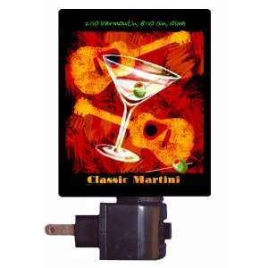  Kitchen and Bar Night Light   Classic Martini   LED NIGHT 