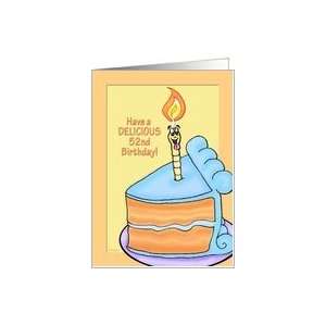  Tasty Cake Humorous 52nd Birthday Card Card Toys & Games