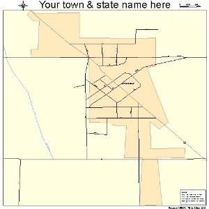  Street & Road Map of Wilkinson, Indiana IN   Printed 