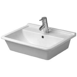   Vanity Basin (0302560030) White, (3 Tappings): Home Improvement