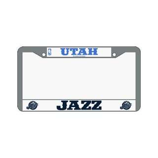  Utah Jazz Chrome License Plate Frame *SALE*: Sports 