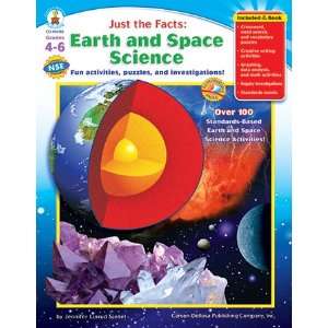 4 Pack CARSON DELLOSA JUST THE FACTS EARTH & SPACE 