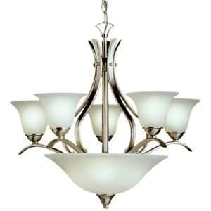   Chandelier with Bowl R101043, Color  Tannery Bronze