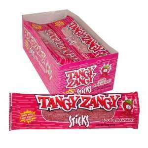 Tangy Zangy Sticks Sour Strawberry (Pack: Grocery & Gourmet Food