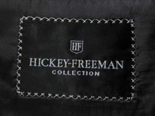 Hickey Freeman Boardroom 4Seas Wool Gplaid Suit 44L  