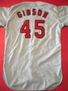 BOB GIBSON Game Used/Worn Jersey ST LOUIS CARDINALS  
