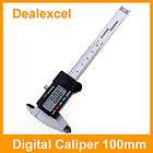 Digital Caliper 100mm Stainless Vernier Caliper Micrometer inch mm 