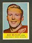 1957 58 TOPPS #44 WILLIAM McNEILL, DET. RED WINGS  EXMT