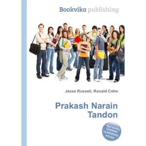  Prakash Narain Tandon Ronald Cohn Jesse Russell Books