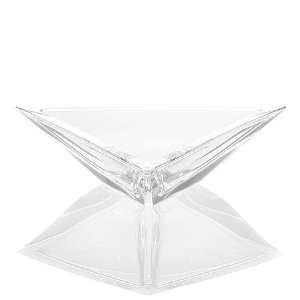  Orrefors Triangle Crystal Bowl Patio, Lawn & Garden