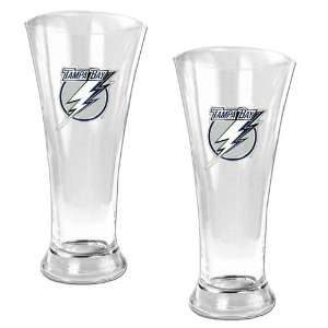  Tampa Bay Lightning NHL 2pc 16oz Pilsner Glass Set 