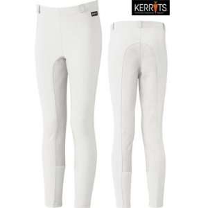  Kerrits Microcord Full Seat Breeches   Kids White, Xtra 