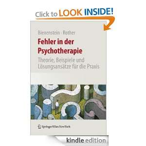 Fehler in der Psychotherapie Theorie, Beispiele und Lösungsansätze 