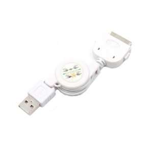    Retractable Cable White Apple Iphone Ipad Ipod: Electronics
