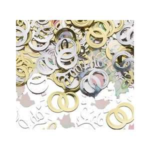  Wedding Vows Rings I Do Dove Gold and Silver Confetti 1 