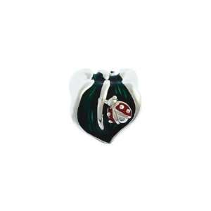   Bead in Sterling Silver with Enamel. Weight  3.50g Metal Market Place
