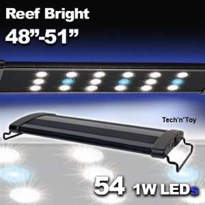   52 Double Bright Power LED Aquarium Light Fixture 3300: Pet Supplies