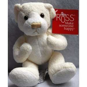  Russ Make Someone Happy Cream Brimsby Bear Toys & Games