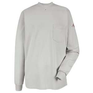 Long Sleeve Tagless TShirt EXCEL FR Grey:  Industrial 