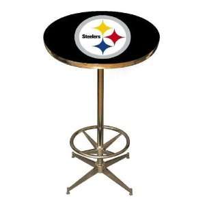   Steelers NFL 40in Pub Table Home/Bar Game Room: Sports & Outdoors
