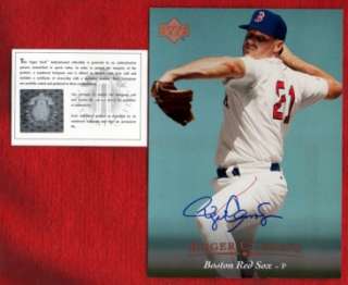 ROGER CLEMENS 1995 UD 5x7 SIGNED Oversized Card UDA COA  