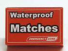 WATERPROOF MATCHES BOX 40PCS COLEMAN WATERPROOF MATCHES  