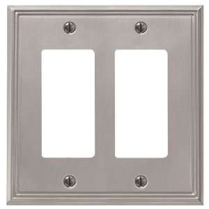   Creative Accents Brushed Nickel Wall Plate (3127BN): Home Improvement