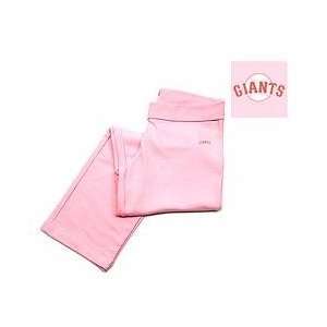 San Francisco Giants Girls Vision Pant by Antigua   Pink Small:  