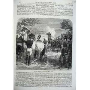  1870 War Shooting Wounded Horses Battle Army Fine Art 