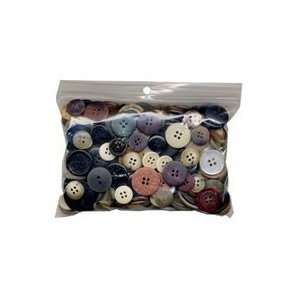  Assorted Buttons Country Colors 200 ct   3 Pack: Pet 