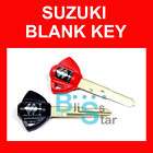SUZUKI GSXR1000 GSX R1000 01 02 03 BLACK RED Blank Key