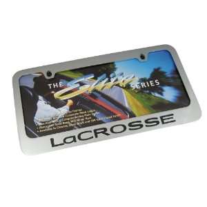 Buick LaCrosse Chrome Brass License Plate Frame